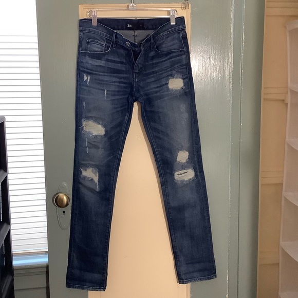3x1 Marlon Boyfriend Straight Leg Jeans W2 Sz XS - Picture 3 of 8